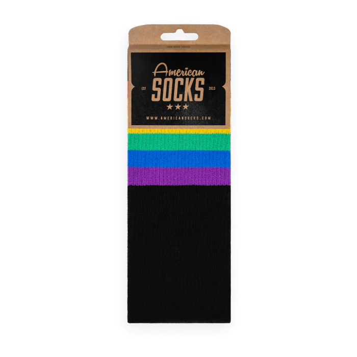 Calcetines divertidos para deporte American Socks Rainbow Pride